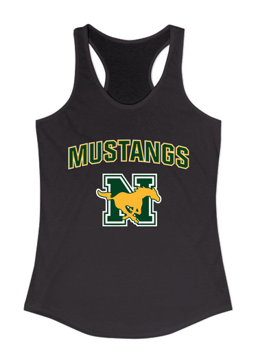JW Nixon Mustangs Mascot #6 Women's Tank Top