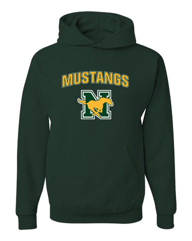 JW Nixon Mustangs Mascot #6 Men's Premium Hoodie