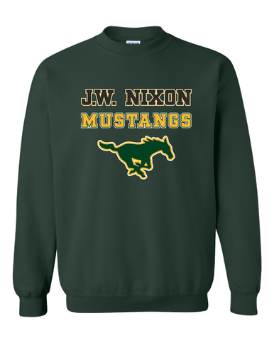 JW Nixon Mustangs Spirit Men's Sweatshirt