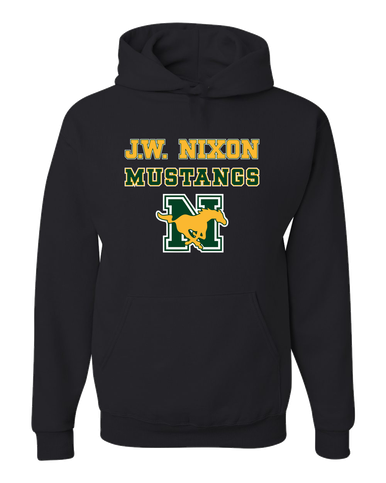 JW Nixon Mustangs Spirit Men's Premium Hoodie