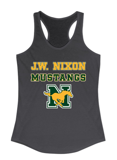 JW Nixon Mustangs Spirit Women's Tank Top