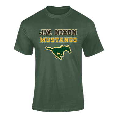 JW Nixon Mustangs Spirit Men's Premium SS T-Shirt