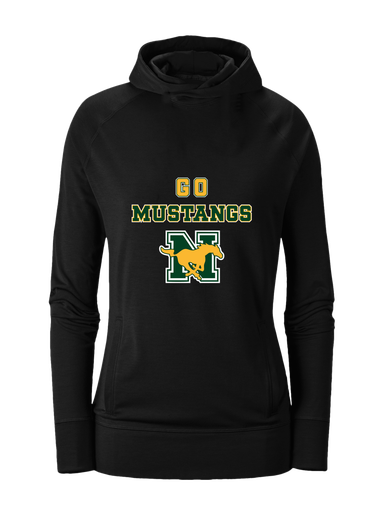 JW Nixon Mustangs Go Team Women's Hoodie