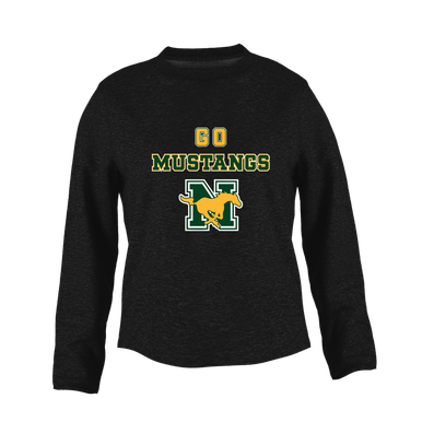 JW Nixon Mustangs Go Team Women's Sweatshirt