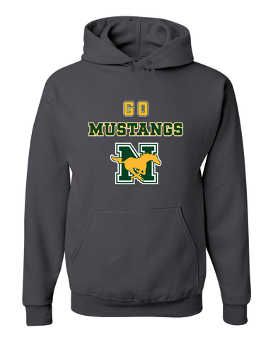 JW Nixon Mustangs Go Team Men's Premium Hoodie