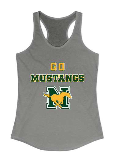 JW Nixon Mustangs Go Team Women's Tank Top