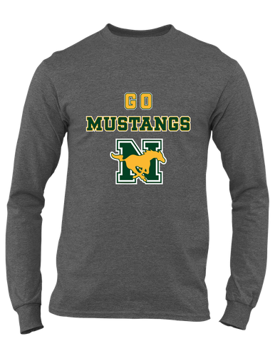 JW Nixon Mustangs Go Team Men's Premium LS T-Shirt