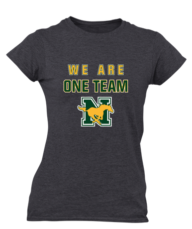 JW Nixon Mustangs We Are One Team Women's SS T-Shirt