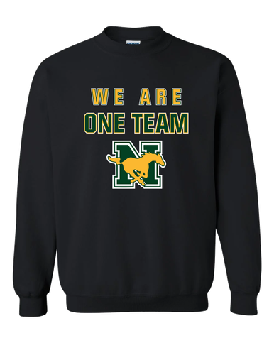 JW Nixon Mustangs We Are One Team Men's Sweatshirt