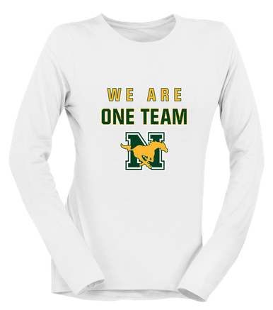 JW Nixon Mustangs We Are One Team Women's Premium LS T-Shirt