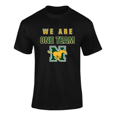 JW Nixon Mustangs We Are One Team Men's SS T-Shirt