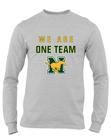 JW Nixon Mustangs We Are One Team Men's Premium LS T-Shirt
