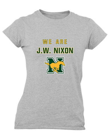 JW Nixon Mustangs We Are Women's Premium SS T-Shirt
