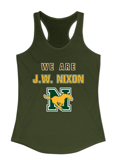 JW Nixon Mustangs We Are Women's Tank Top