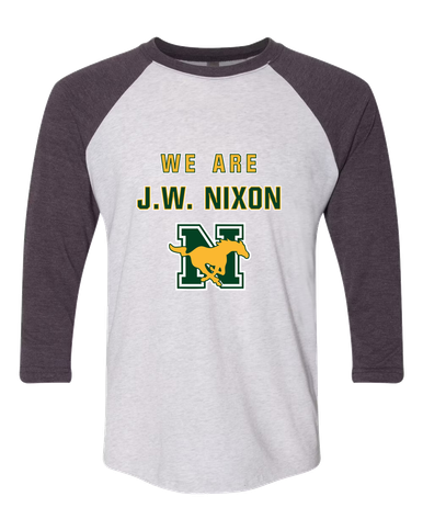 JW Nixon Mustangs We Are Men's Baseball T-Shirt