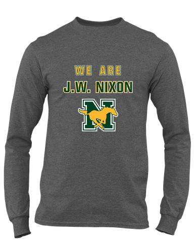 JW Nixon Mustangs We Are Men's LS T-Shirt