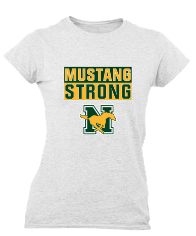 JW Nixon Mustangs Strong #1 Women's SS T-Shirt