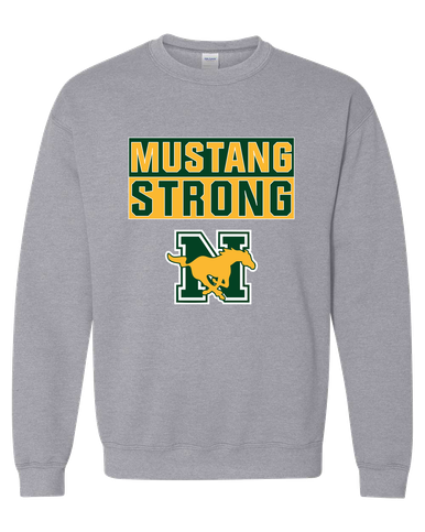 JW Nixon Mustangs Strong #1 Men's Sweatshirt
