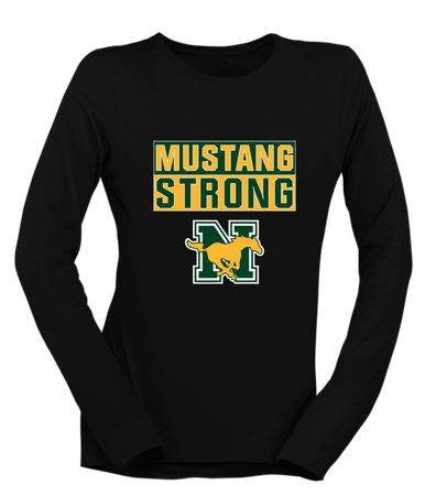 JW Nixon Mustangs Strong #1 Women's Premium LS T-Shirt