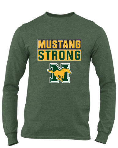 JW Nixon Mustangs Strong #1 Men's Premium LS T-Shirt