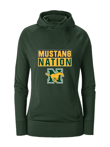 JW Nixon Mustangs Nation #1 Women's Hoodie