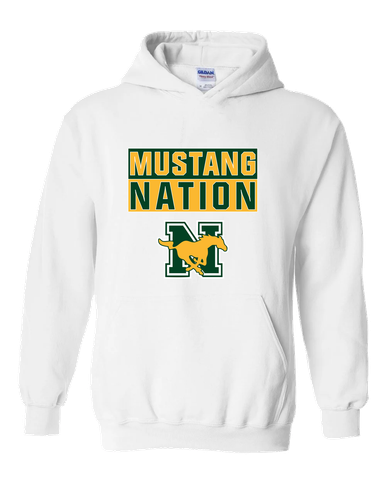 JW Nixon Mustangs Nation #1 Men's Hoodie