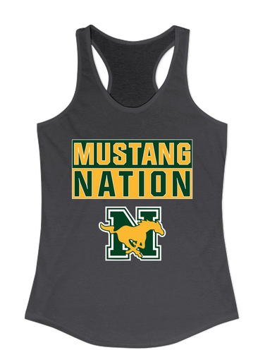 JW Nixon Mustangs Nation #1 Women's Tank Top