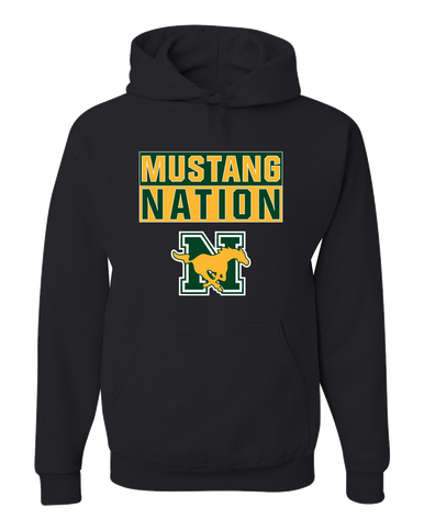 JW Nixon Mustangs Nation #1 Men's Premium Hoodie