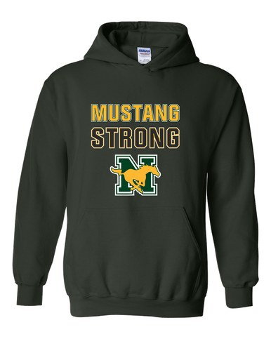 JW Nixon Mustangs Strong #2 Men's Hoodie
