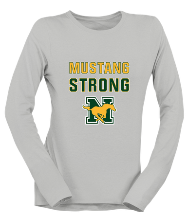 JW Nixon Mustangs Strong #2 Women's Premium LS T-Shirt