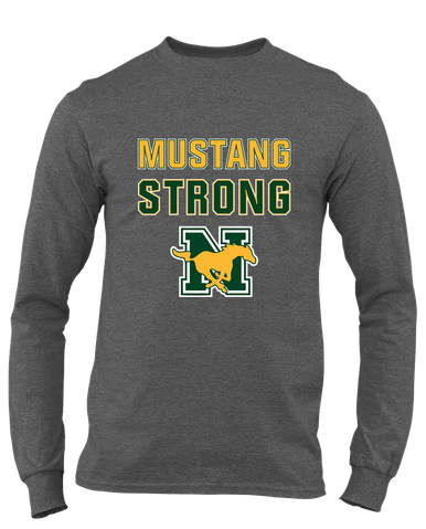 JW Nixon Mustangs Strong #2 Men's Premium LS T-Shirt