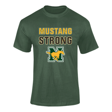 JW Nixon Mustangs Strong #2 Men's SS T-Shirt