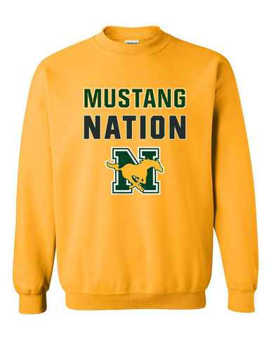 JW Nixon Mustangs Nation #2 Men's Sweatshirt