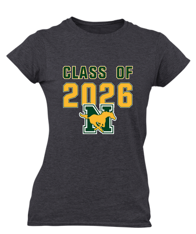 JW Nixon Mustangs Class of 2026 Women's SS T-Shirt