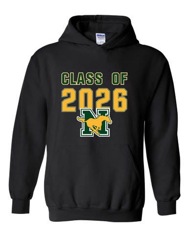 JW Nixon Mustangs Class of 2026 Men's Hoodie