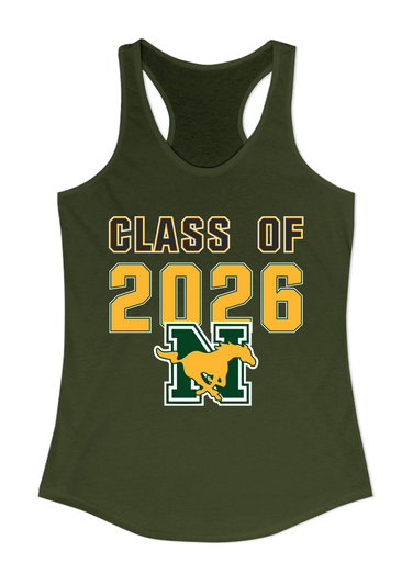 JW Nixon Mustangs Class of 2026 Women's Tank Top