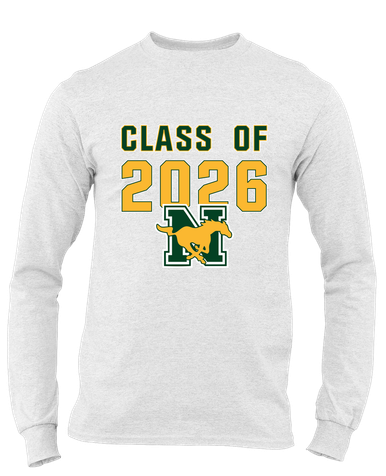 JW Nixon Mustangs Class of 2026 Men's Premium LS T-Shirt