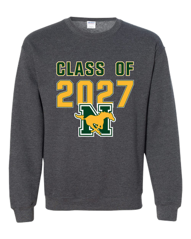 JW Nixon Mustangs Class of 2027 Men's Sweatshirt