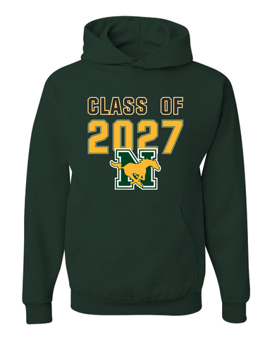 JW Nixon Mustangs Class of 2027 Men's Premium Hoodie