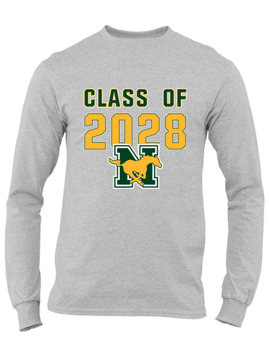 JW Nixon Mustangs Class of 2028 Men's LS T-Shirt