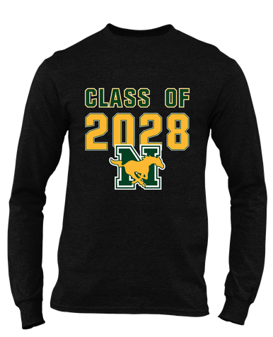 JW Nixon Mustangs Class of 2028 Men's Premium LS T-Shirt