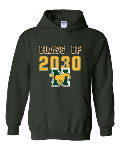 JW Nixon Mustangs Class of 2030 Men's Hoodie