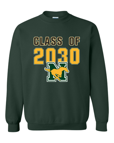 JW Nixon Mustangs Class of 2030 Men's Sweatshirt