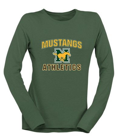 JW Nixon Mustangs Athletics Women's Premium LS T-Shirt