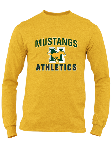 JW Nixon Mustangs Athletics Men's LS T-Shirt
