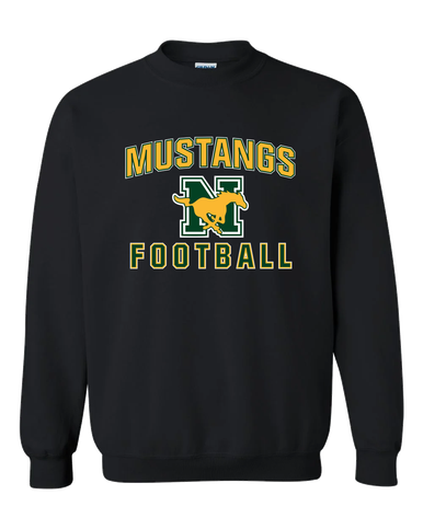 JW Nixon Mustangs Football #1 Men's Sweatshirt