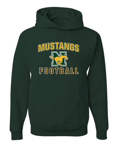 JW Nixon Mustangs Football #1 Men's Premium Hoodie