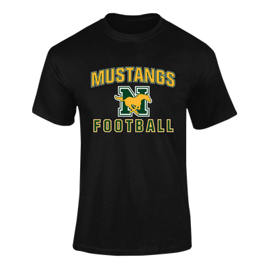 JW Nixon Mustangs Football #1 Men's Premium SS T-Shirt