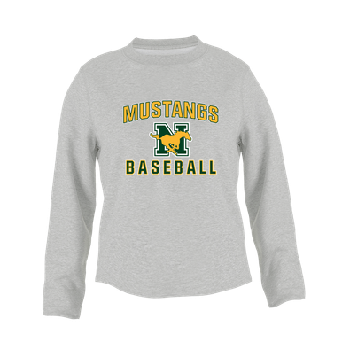 JW Nixon Mustangs Baseball #1 Women's Sweatshirt