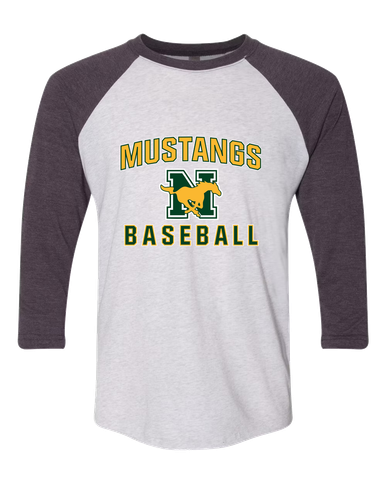 JW Nixon Mustangs Baseball #1 Men's Baseball T-Shirt